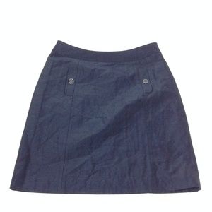 Pinky & Dianne Women's A-Line Skirt Size 6 Navy